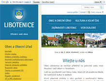 Tablet Screenshot of libotenice.cz